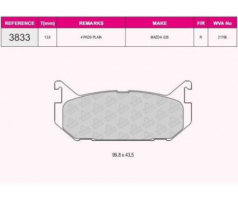 BESER ARKA BALATA MAZDA